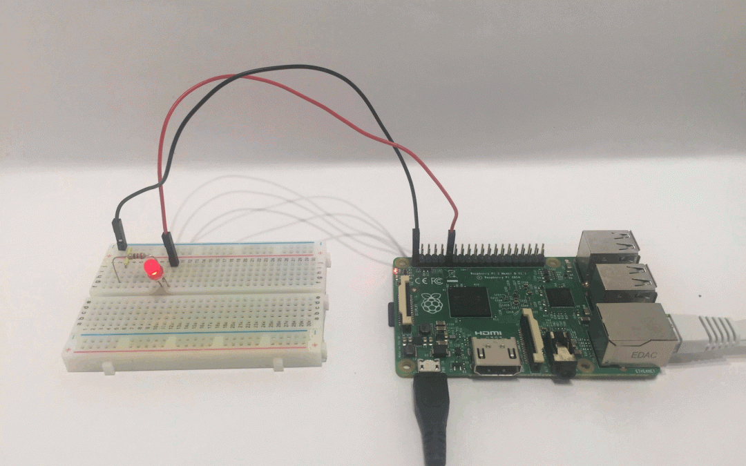 Raspberry Pi blinkende LED